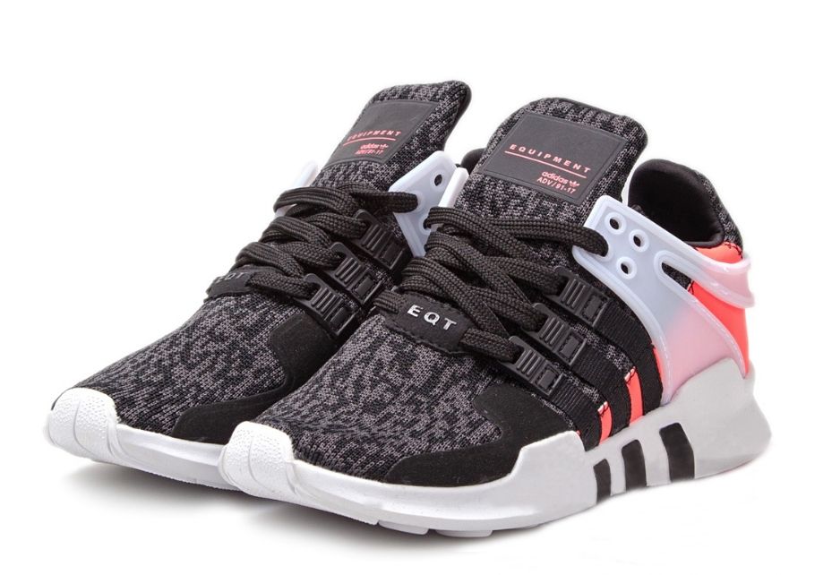 Adidas eqt support black and cheap red